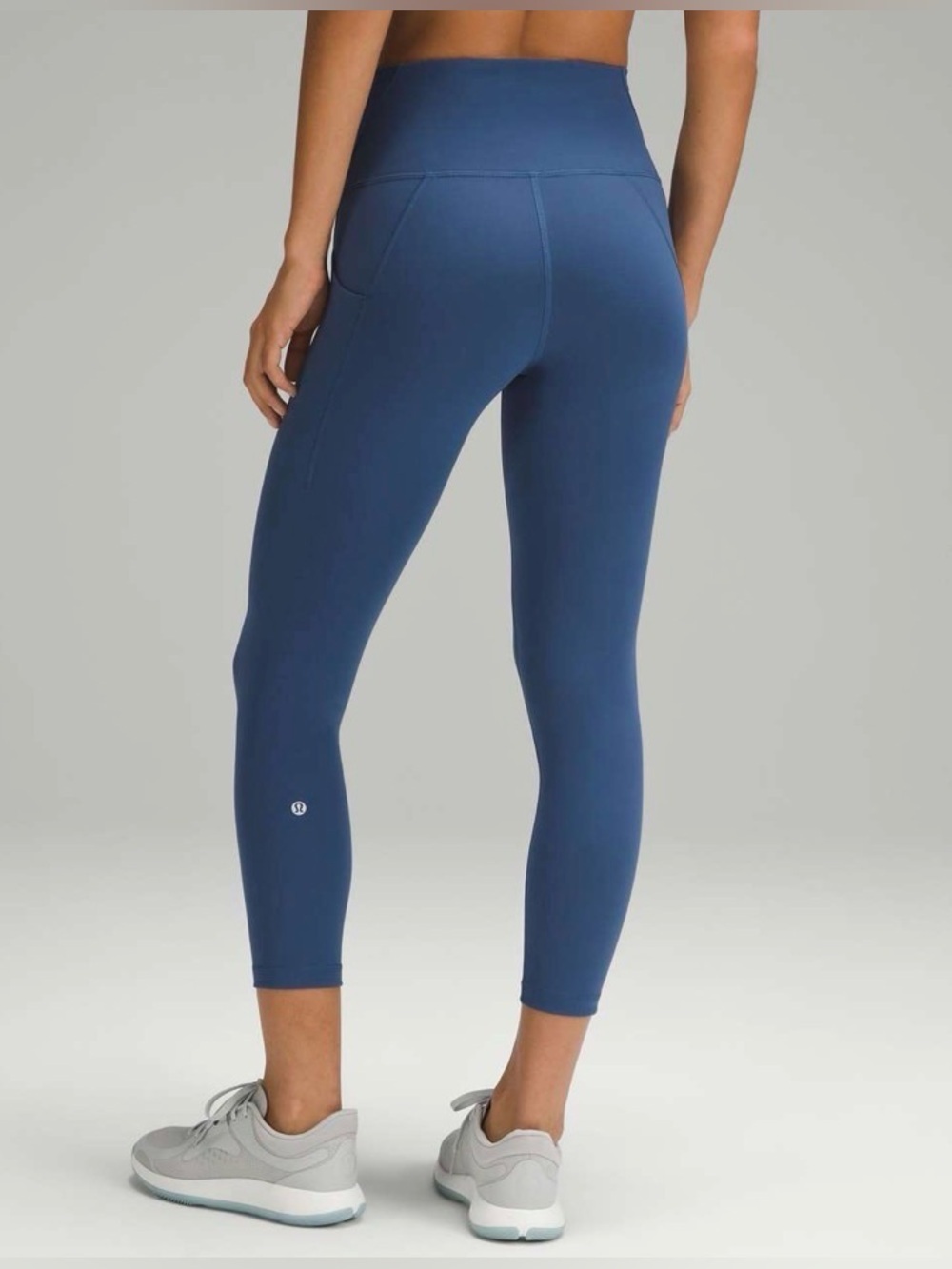 Lululemon Wunder Train High-Rise Tight with Pockets 25" in Pitch Blue